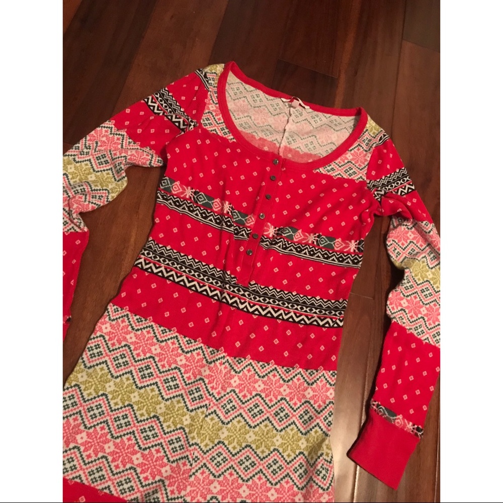Victoria secret Christmas PJ jumpsuit